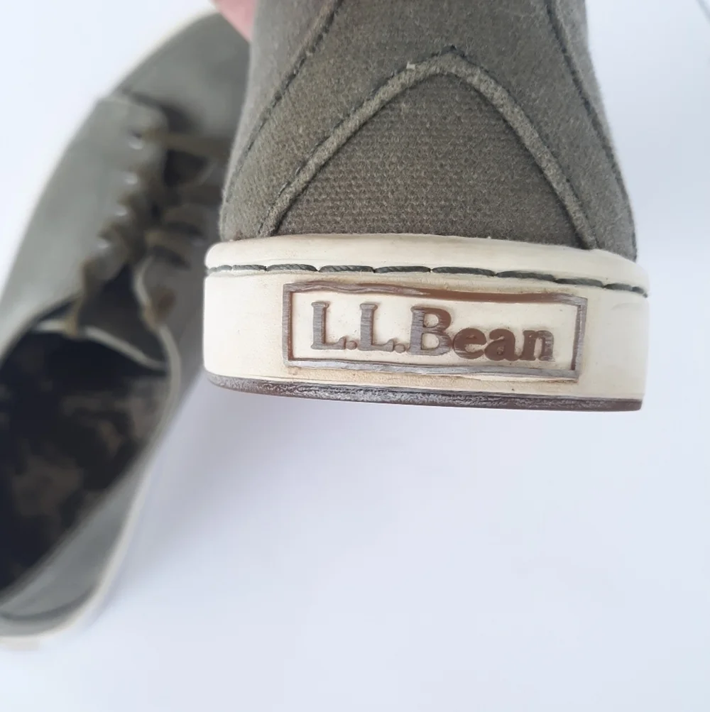 L.L. Bean Campside Sneakers Green size 7.5